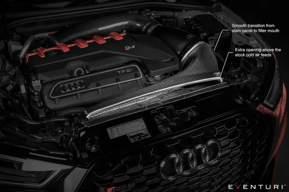 Audi F3 RSQ3 karbon szívórendszer: Termékrészletek