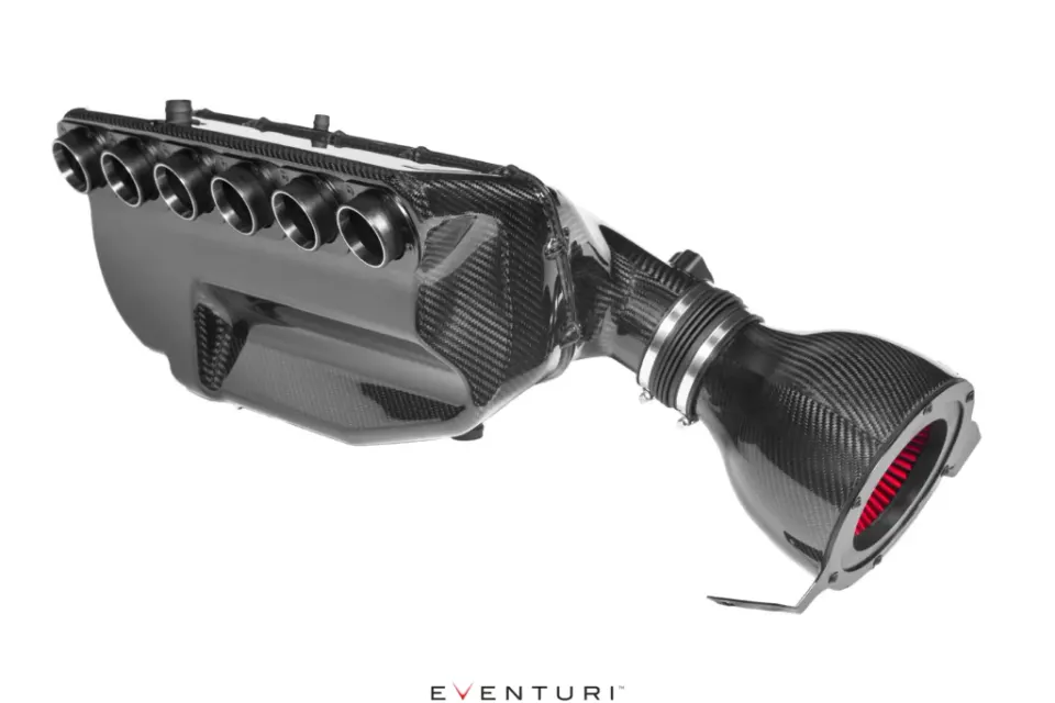 BMW E46 M3 Hybrid Airbox karbon légszűrőház: Termékrészletek