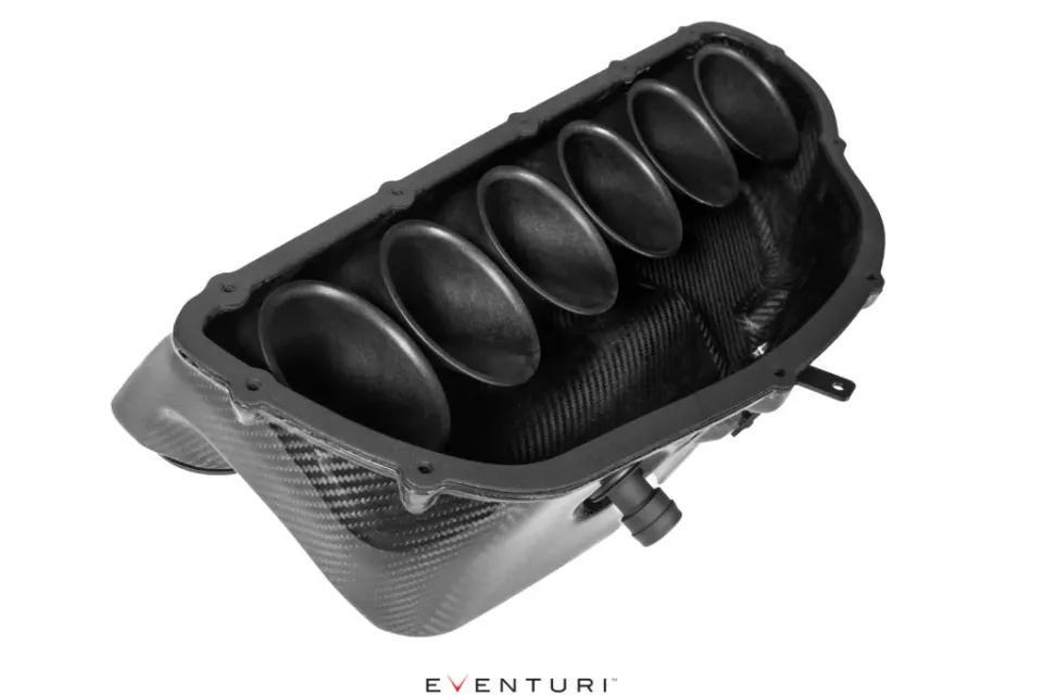 BMW E46 M3 Hybrid Airbox karbon légszűrőház: Termékrészletek