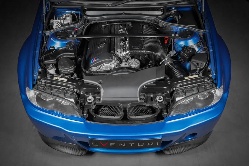 BMW E46 M3 hibrid karbon légszűrőház, 2. kép