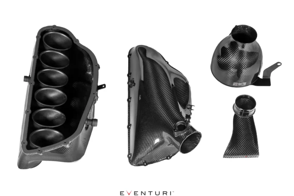 BMW E46 M3 Hybrid Airbox karbon légszűrőház: Termékrészletek