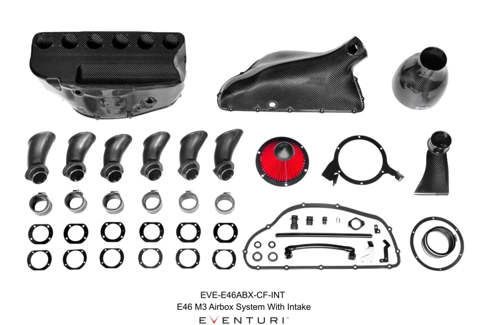 BMW E46 M3 hibrid karbon légszűrőház