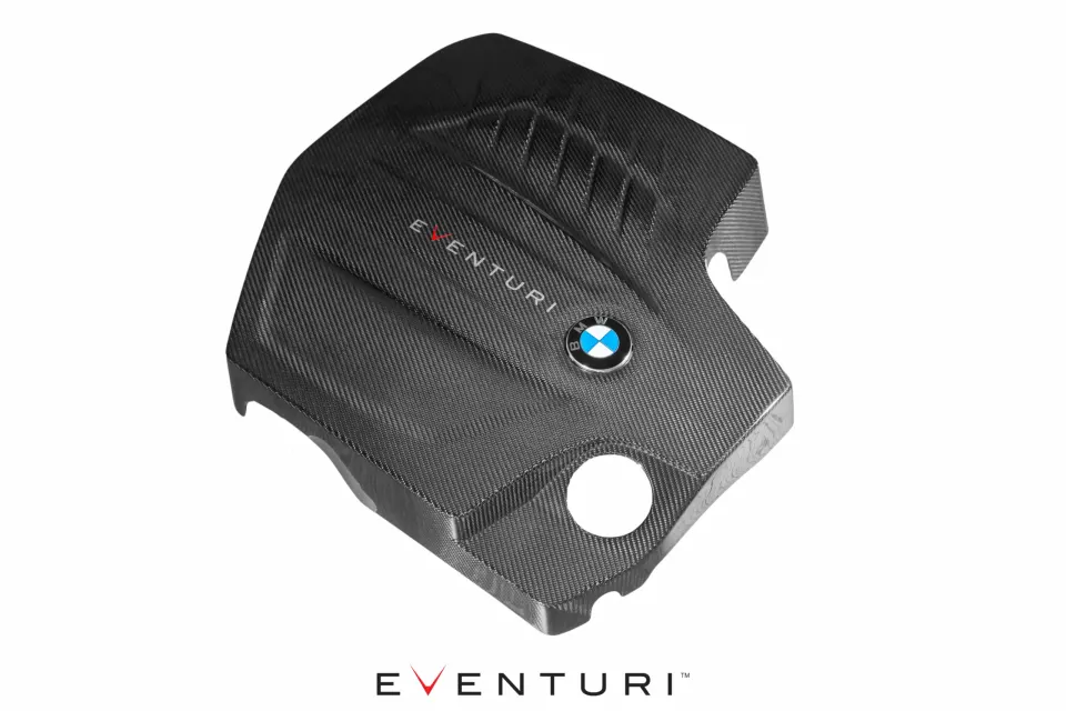 BMW N55 karbon motorburkolat