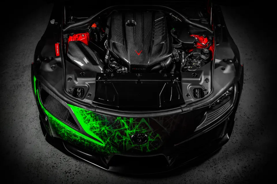 Toyota Supra MK5 karbon fényszórós légbeömlő: Termékrészletek