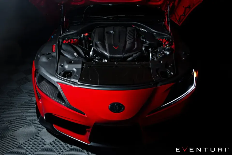 Toyota Supra MK5 karbon fényszórós légbeömlő: Termékrészletek