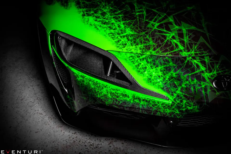 Toyota Supra MK5 karbon fényszórós légbeömlő: Termékrészletek